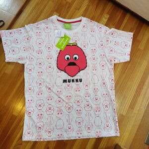 【新品　未使用】ガチャピン&ムック　Tシャッ　半袖　L