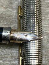 8926 PARKER STERLING CAP&BARREL USA14K 万年筆 ボールペンセット パーカー スターリング_画像2