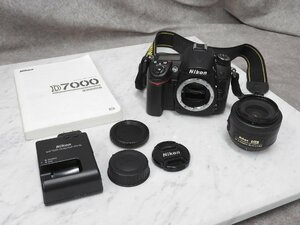 〇【神殿店】Nikon ニコン D7000 デジタル一眼レフカメラ/AF-S NIKKOR 35mm 1:1.8G　〇中古〇