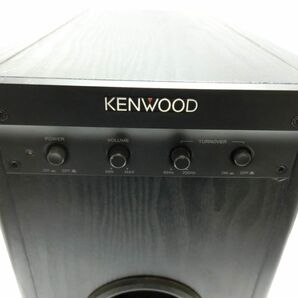 KENWOOD ケンウッド SW-508ES パワードサブウーファー ブラック オーディオ機器 スピーカー アンプ／YJ240326020の画像3