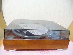 ★展示品 DENON デノン 高音質アナログレコードプレーヤー DP-500M [ハイ・トルクモーターダイレクトドライブ方式/木目] 保証付 1点限り