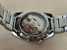 送料無料 SEIKO 5 Automatic セイコー 自動巻き 腕時計 稼働品　7S26-01V0_画像5