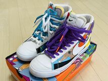 【美品】NIKE×RUOHAN WANG ナイキ×ローハン・ワン FLYLEATHER BLAZER '77 QS CZ3775-900 27cm_画像3