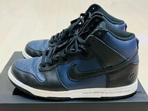 NIKE×FRAGMENT DESIGN ナイキ×フラグメントデザイン DUNK HI ダンク ハイ ミッドナイトネイビー DJ0383-400 28.0cm_画像3