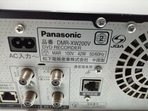 Panasonic パナソニック DIGA DMR-XW200V HDD内蔵ビデオ一体型DVDレコーダー_画像6