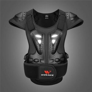 SALE! men's lady's body protector upper half of body adult for motorcycle equipment protection guard ski skateboard touring racing black M