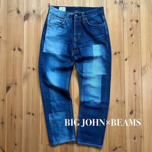 BIG JOHN×BEAMS 別注 キャロットレッグ コラボデニム 日本製 ビッグジョン