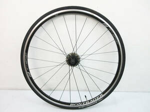 F9562【タイヤ ホイールセット】Bontrager SSR★ボントレガー★タイヤ vittoria ZAFFIRO 700x25C★自転車 サイクリング★中古★