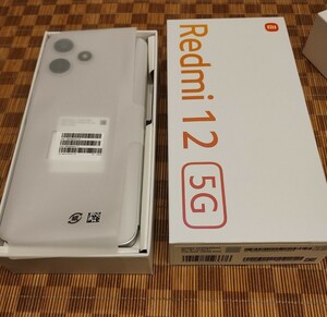 Redmi 12 5G XIG03 Xiaomi SIMフリー　ポーラシルバー Redmi Xiaomi　UQ版SIMフリー 新品未使用　　どのキャリアでも使えます。残債なし