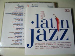 無傷CD２枚 ベリー ベスト オブ ラテン ジャズ The very best of Latin jazz セルジオ・メンデス ジルベルト スタン・ゲッツ サンタナ/xb