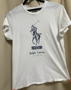 ポロラルフローレン POLO RALPH LAUREN カスタムスリムフィット Tシャツ （WHITE）