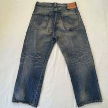 LEVI’S 501 55 bigE W34 デニム リーバイス ビンテージ クロージング LVC 復刻 日本製 アンクル丈 9部丈 ダックテール_画像8