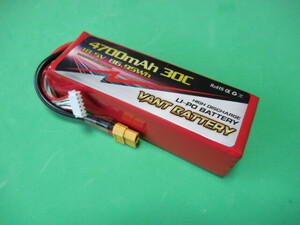  ▲ VANTBattery リポ5セル 18,5V 4700ｍAh 30C 70クラス飛行機、 LiPoバッテリー 新品未使用 ラジコン 飛行機