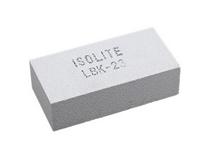 イソライト工業 耐火断熱れんが LBK-23 超軽量耐火断熱れんが ISOLITE 10個入り 窯・炉に 未使用品