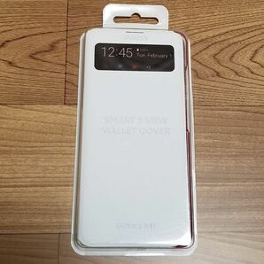 新品 Galaxy純正品◆Galaxy A41 専用ケース カバー 白色◆サムスン SAMSUNG 手帳タイプ ギャラクシー