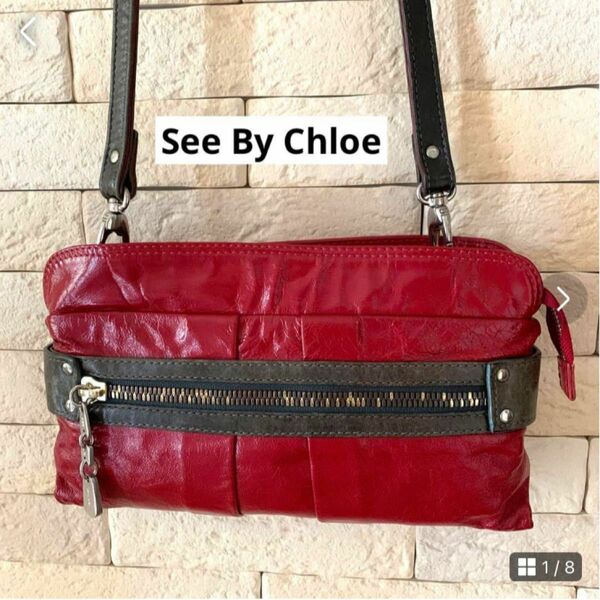 シーバイクロエ【See By Chloe】ショルダーバッグ レザー