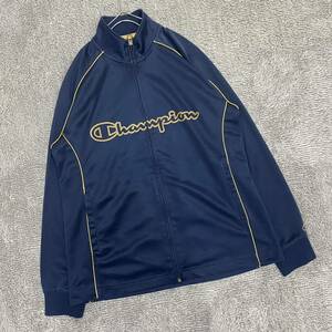 Champion チャンピオン トラックジャケット スポーツウェア サイズM ネイビー 紺色 メンズ トップス 最落なし （R16）