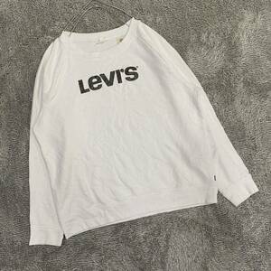 Levi's リーバイス スウェット トレーナー サイズM ホワイト 白 メンズ トップス 最落なし （A17）