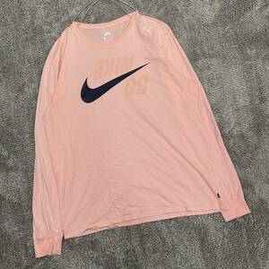 NIKE ナイキ 長袖Tシャツ 長袖カットソー ロンT サイズXXL ピンク メンズ トップス 最落なし （P17）