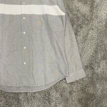 Calvin Klein カルバンクライン 長袖シャツ サイズL グレー 灰色 メンズ トップス 最落なし （R17）_画像5