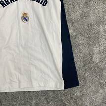 adidas アディダス REAL MADRID 長袖Tシャツ 長袖カットソー ロンT ラグラン サイズXS ホワイト 白 メンズ トップス 最落なし （T17）_画像5