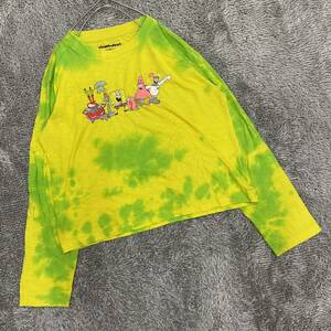 nickelodeon Nico Rodeo n long sleeve T shirt long sleeve cut and sewn long T size S yellow yellow color Kids child clothes tops there is no highest bid (Y17)