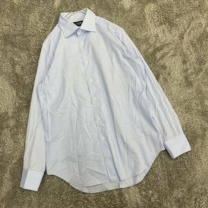 Maker's Shirt鎌倉 鎌倉シャツ 長袖シャツ ブルー 青 メンズ トップス 最落なし （E18）