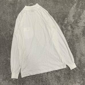 Munsingwear マンシングウェア 長袖Tシャツ 長袖カットソー ロンT ハイネック ホワイト 白 メンズ トップス 最落なし （I18）の画像2