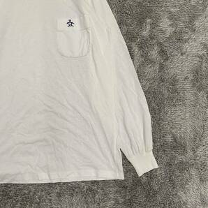 Munsingwear マンシングウェア 長袖Tシャツ 長袖カットソー ロンT ハイネック ホワイト 白 メンズ トップス 最落なし （I18）の画像5