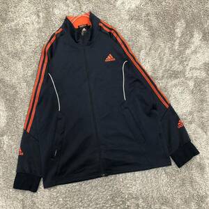 adidas Adidas jersey jersey size Lla gran navy navy blue color sport three line men's tops there is no highest bid (M18)