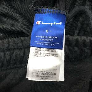 Champion チャンピオン スウェットパンツ サイズS コットン ボタン留め ウエストゴム イージーパンツ 黒 メンズ ボトムス 最落なし （M18）の画像5