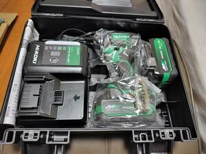 HiKOKI cordless impact driver WH18DC(2XPZ) UGG resib green full set goods 18V correspondence high ko-ki Hitachi regular price 72000 jpy 