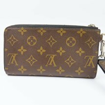 69878★1円スタート★LOUIS VUITTON ルイヴィトン 極美品 ジッピードラゴンヌ L字ファスナー モノグラムマカサー 長財布 PVC ブラウン_画像2