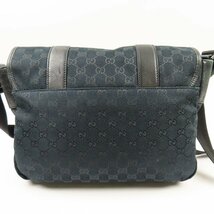 40303★1円スタート★GUCCI グッチ 極美品 メッセンジャーバッグ パンチング GG柄 斜め掛けOK ショルダーバッグ GGキャンバス_画像2