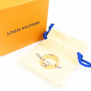 40205★1円スタート★LOUIS VUITTON ルイヴィトン 未使用 現行 バーグ ナノグラム S 10号 アクセサリー M00213 リング 指輪 ピンクゴールドの画像10