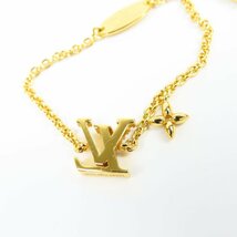 40204★1円スタート★LOUIS VUITTON ルイヴィトン 新品同様美品 現行 LV アイコニック 22年製 アクセサリー M00587 ブレスレット ストラス_画像3