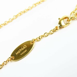 40199★1円スタート★LOUIS VUITTON ルイヴィトン 新品同様美品 コリエ L to V バイカラー アクセサリー M69643 ネックレス メタルの画像5