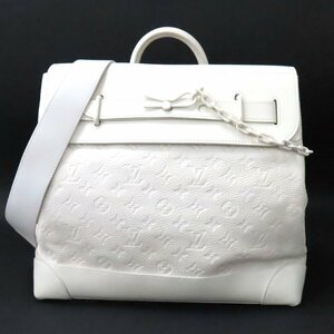 40129★1円スタート★LOUIS VUITTON ルイヴィトン 極美品 スティーマーPM ヴァージルアブロー 2WAY モノグラム ハンドバッグ