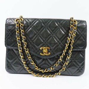 40409★1円スタート★CHANEL シャネル 極美品 Wステッチ ビコローレ チェーンショルダーバッグ ターンロック ココマーク ラムスキン