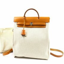 40437★1円スタート★HERMES エルメス 極美品 エールバッグアドPM バッグ バックパック ヴィンテージ リュック □C刻印_画像1