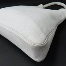 40441★1円スタート★HERMES エルメス 極美品 マサイPM ロングST付 ショルダーバッグ トリヨンクレマンス ホワイト □D刻印_画像5