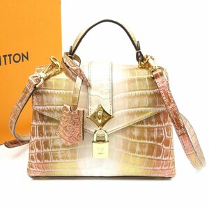 40507★1円スタート★LOUIS VUITTON ルイヴィトン 新品同様美品 現行 ローズ デ ヴァン ミニ レア ワニ革 2WAY ハンドバッグ クロコダイル