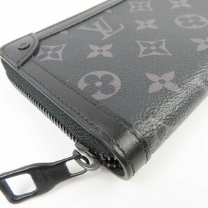 40594★1円スタート★LOUIS VUITTON ヴィトン 新品同様美品 トランク ジッピーウォレット モノグラムエクリプス ラウンドファスナー長財布の画像4