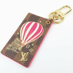 40601★1円スタート★LOUIS VUITTON ルイヴィトン 未使用 イリュストレ エアバルーン バッグチャーム キーリング ダミエ キーホルダー