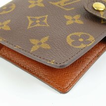 78790LOUIS VUITTON ルイヴィトン 新品同様美品 アジェンダPM ヴィンテージ ベタ無し ビジネス モノグラム 手帳カバー PVC ブラウン_画像3