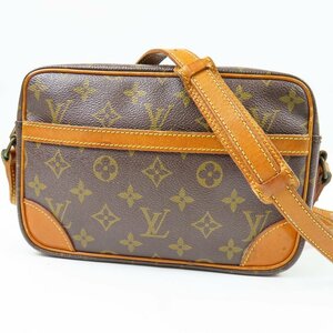 79640LOUIS VUITTON ルイヴィトン トロカデロ23 斜め掛けOK ヴィンテージ モノグラム ショルダーバッグ PVC ヌメ革 ブラウン レディース