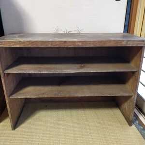  бесплатная доставка книжный шкаф античный Showa Retro современный интерьер старый мебель антиквариат старый материал легкий 