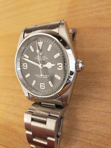 ロレックス エクスプローラー風の時計 自動巻き 腕時計 ※ジャンク品