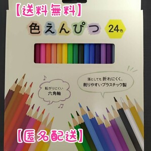 新品未使用 色えんぴつ 24色の画像1