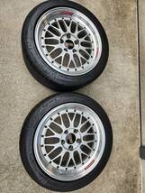 BBS LM 17 5H　114.3 9J+40 255/40R17　２本セット_画像1